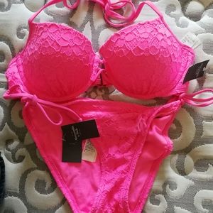 Abercrombie & Fitch pink bikini
